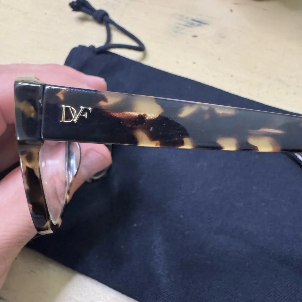Diane Von Firstenberg Tortoise Shell Eyeglasses